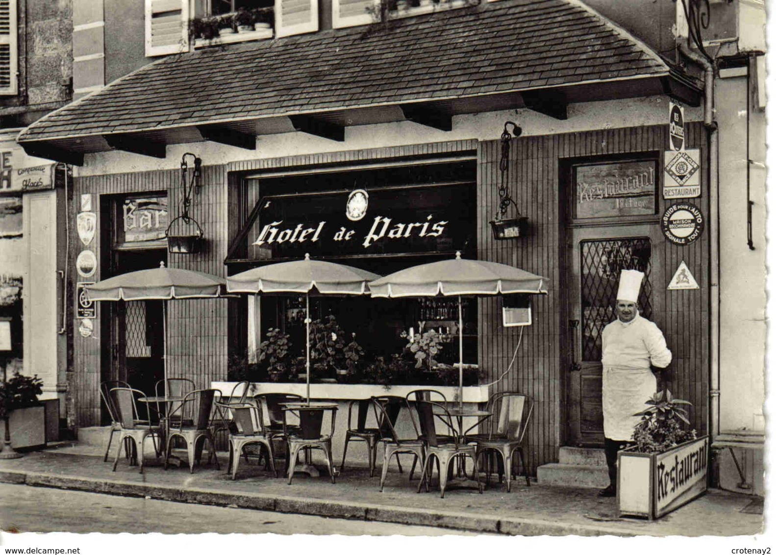 39 ARBOIS Hôtel De Paris Bar Restaurant Les Routiers Son Chef Avec Sa Toque édition Jean Bessé - Arbois