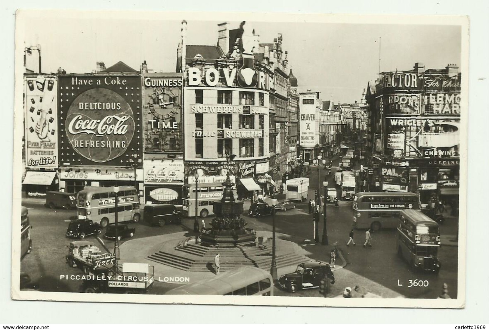 PICCADILLY CIRCUS - LONDON  VIAGGIATA FP - Piccadilly Circus