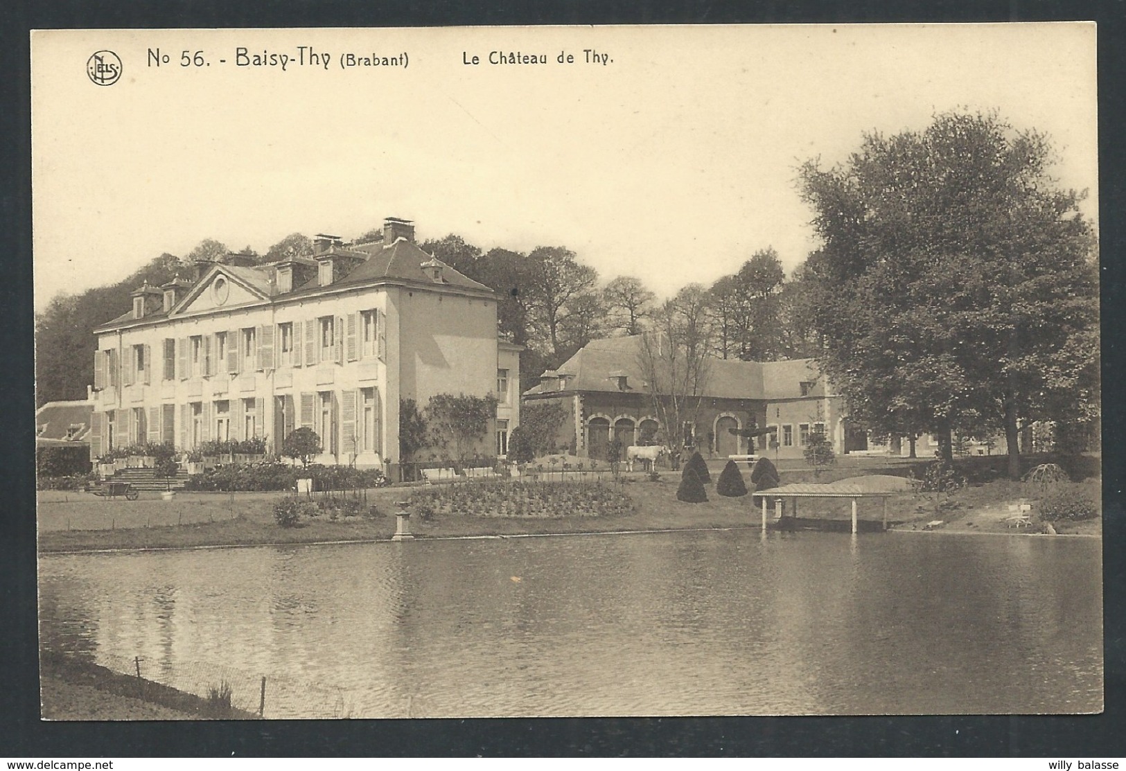 1.1 // CPA - BAISY THY - Genappe - Le Château De THY - Nels N° 56  // - Genappe