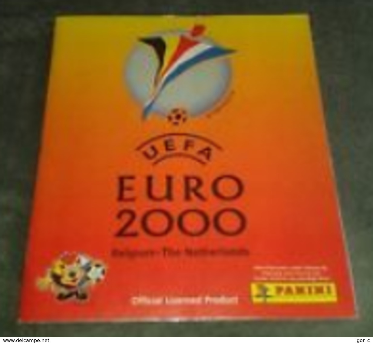 Panini UEFA EURO 2000 Football Fussball Soccer ALBUM WITH ALL 358 STICKERS INSIDE; PERFECT CONDITION; NO RESULTS ENTERED - Other & Unclassified