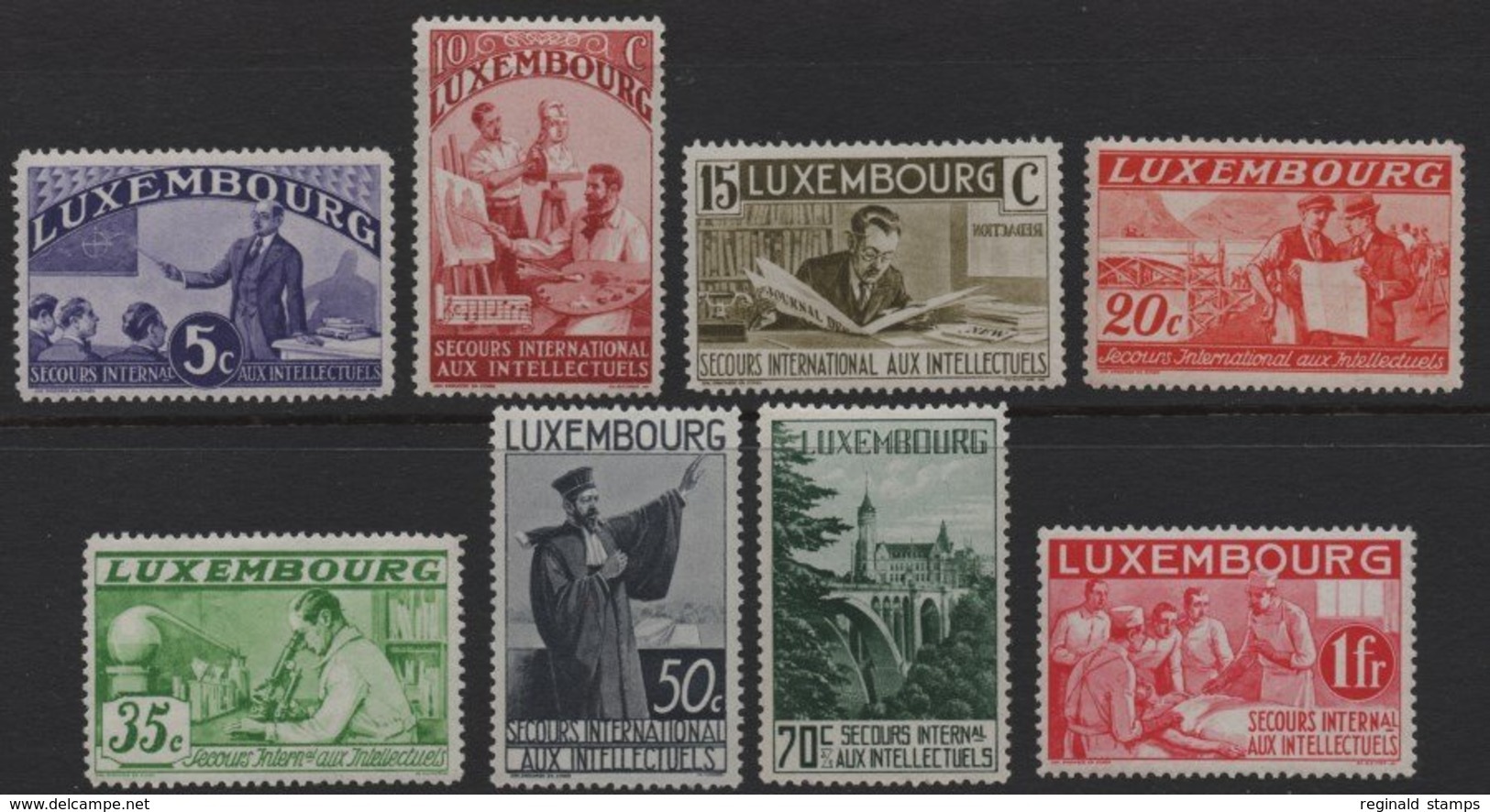 Luxembourg 1936 Intellectuals Selection, MNH **  (Ref: 1574) - Unused Stamps