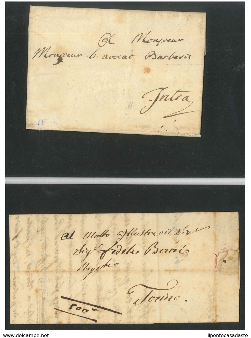 Covers ) ANTICHI STATI: SARDEGNA 1820/1862 | Insieme di 16 lettere del periodo. Notati 4 "Cavallini" con impre