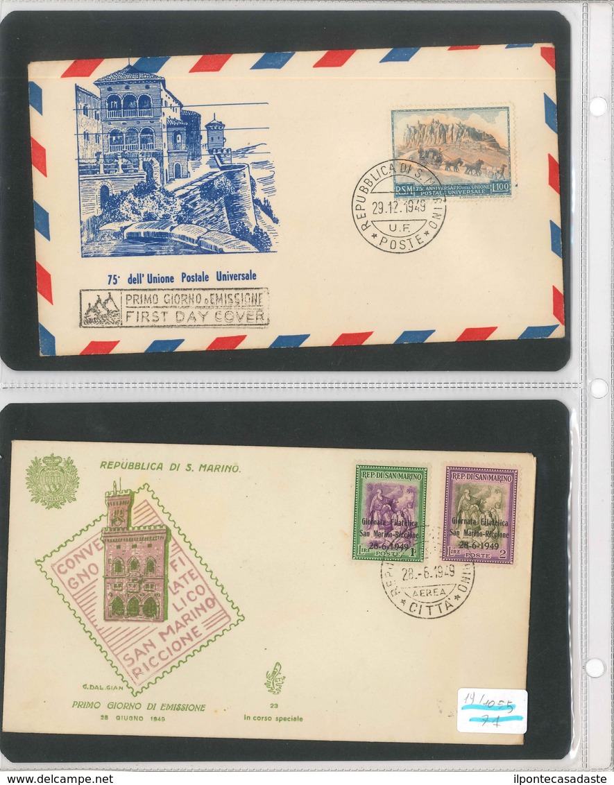 Covers/FDC ) SAN MARINO 1924/1952 | Lotto Formato Da Oltre 25 Buste Del Periodo. Notate Buone Affrancature Tra Cui - Other & Unclassified