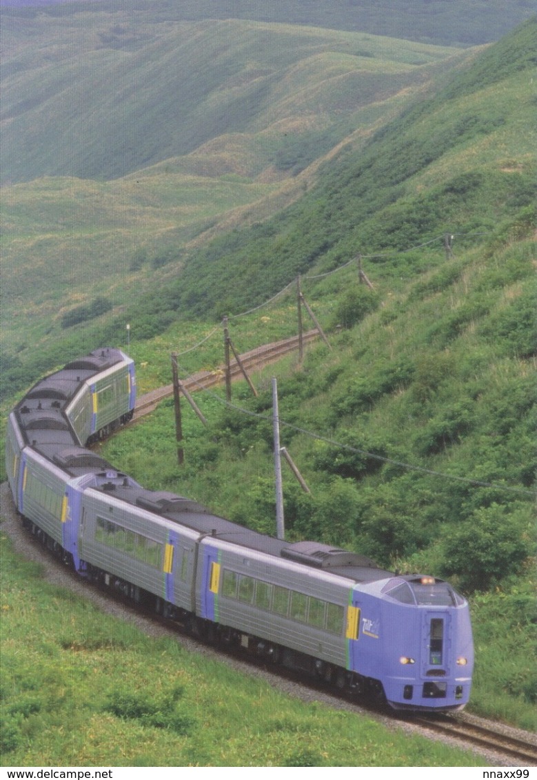 Japan - Kiha 261 Series Ltd Exp SUPER SOYA Between Minami-wakkanai & Bakkai Stations, Soya Main Line, Hokkaido - A - Eisenbahnen