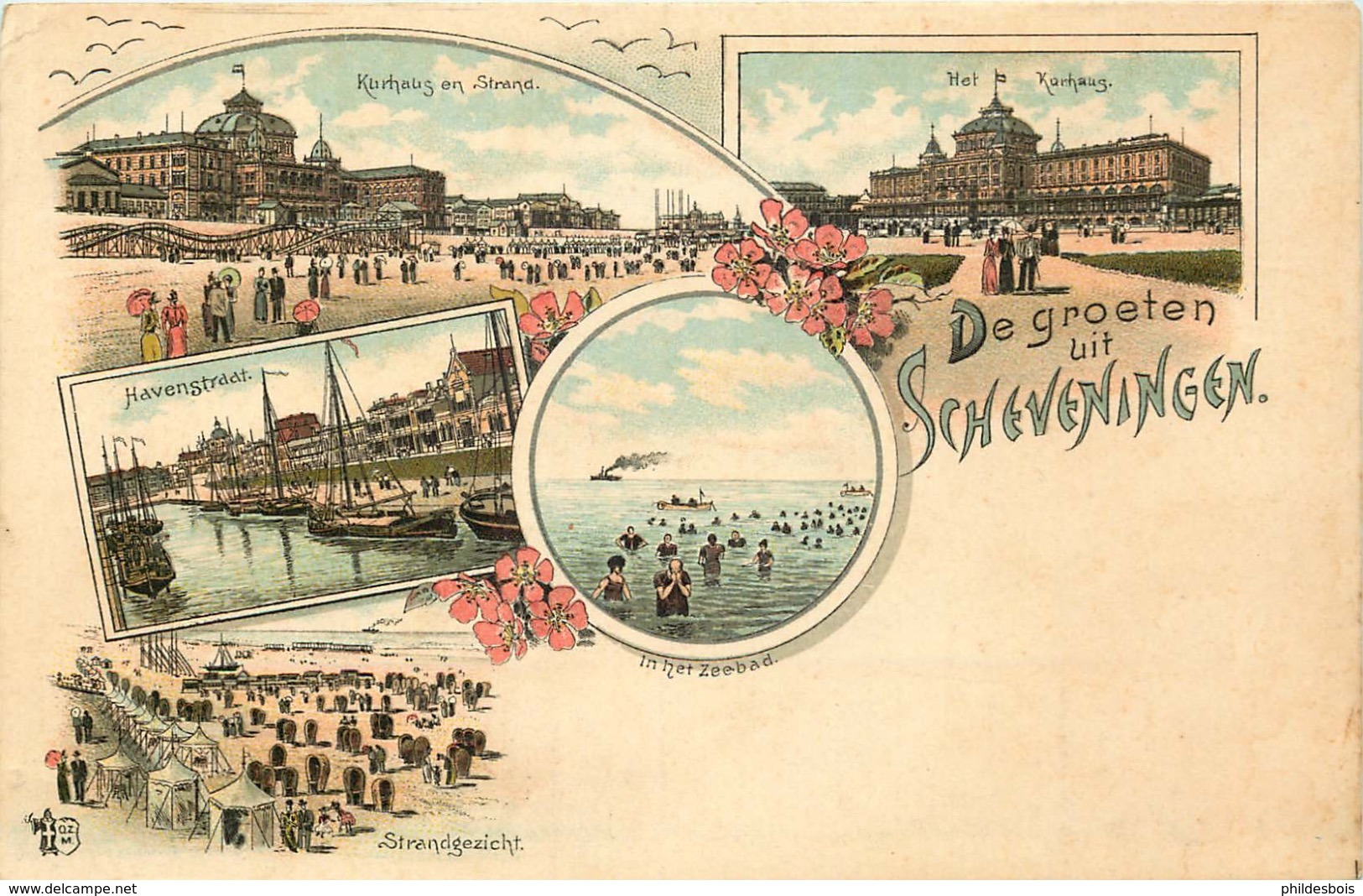 PAYS BAS  SCHEVENINGEN   Gruss … 1900 - Scheveningen