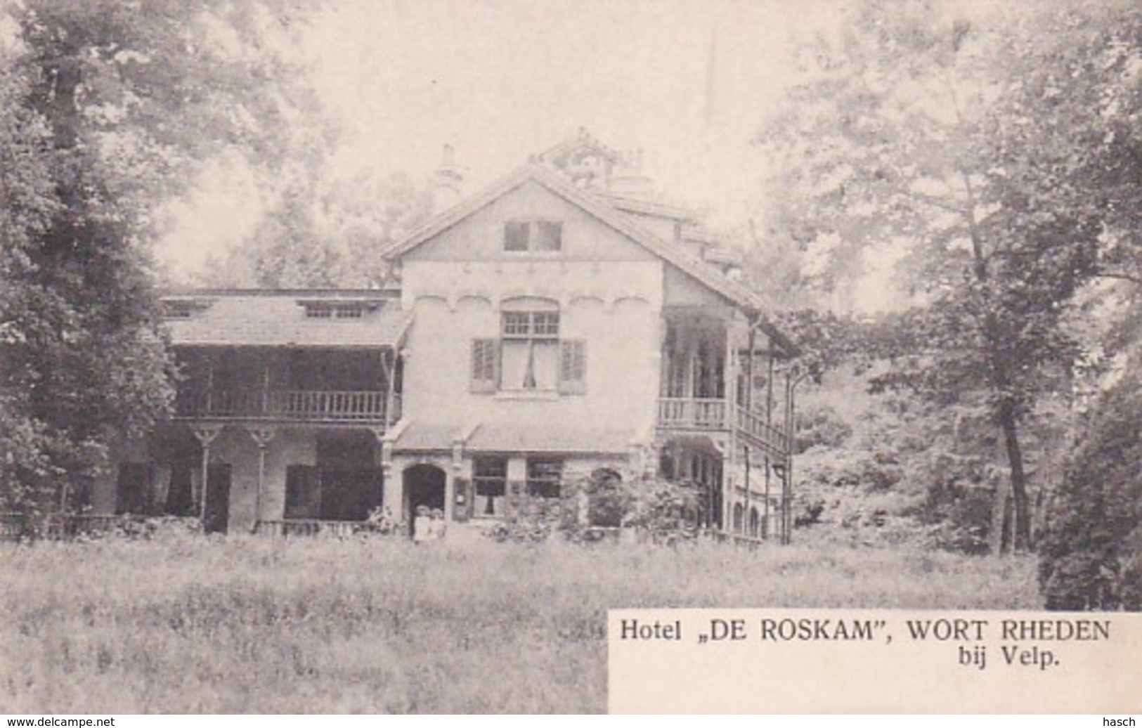 2606200Hotel ,,De Roskam’’, Wort Rheden Bij Velp. (zie Achterkant) - Rheden