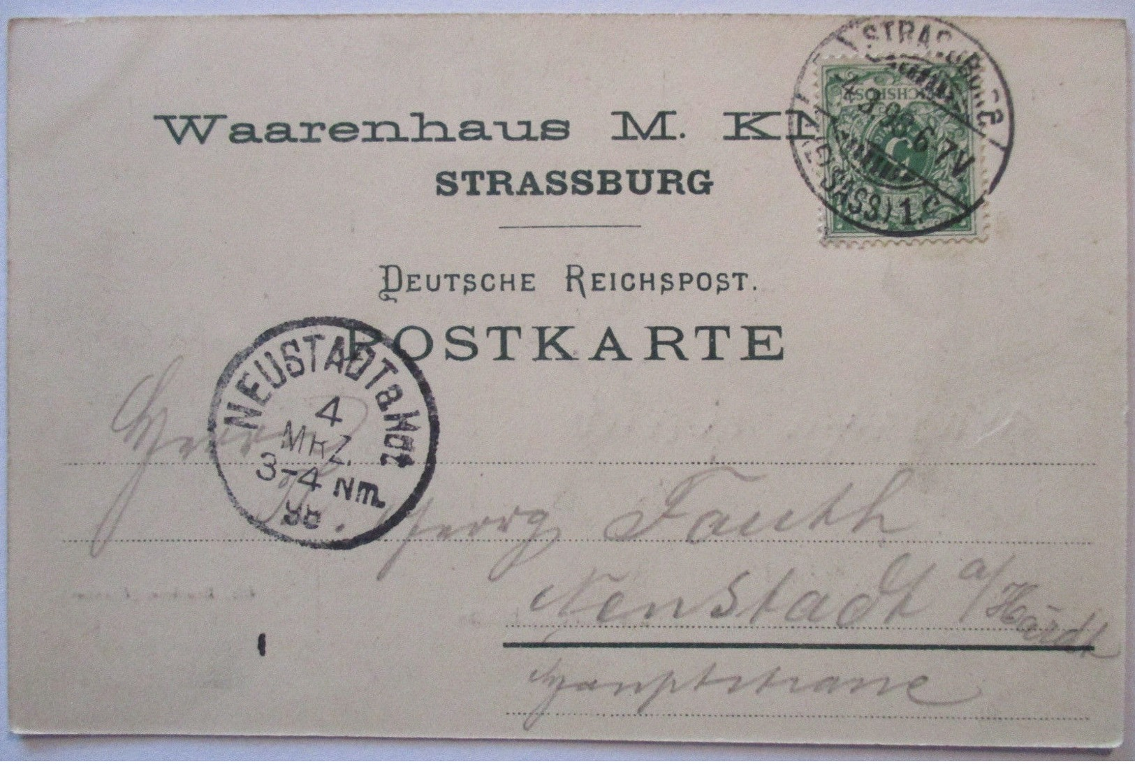 Straßburg, Neues Justizgebäude, 1898  - Elsass