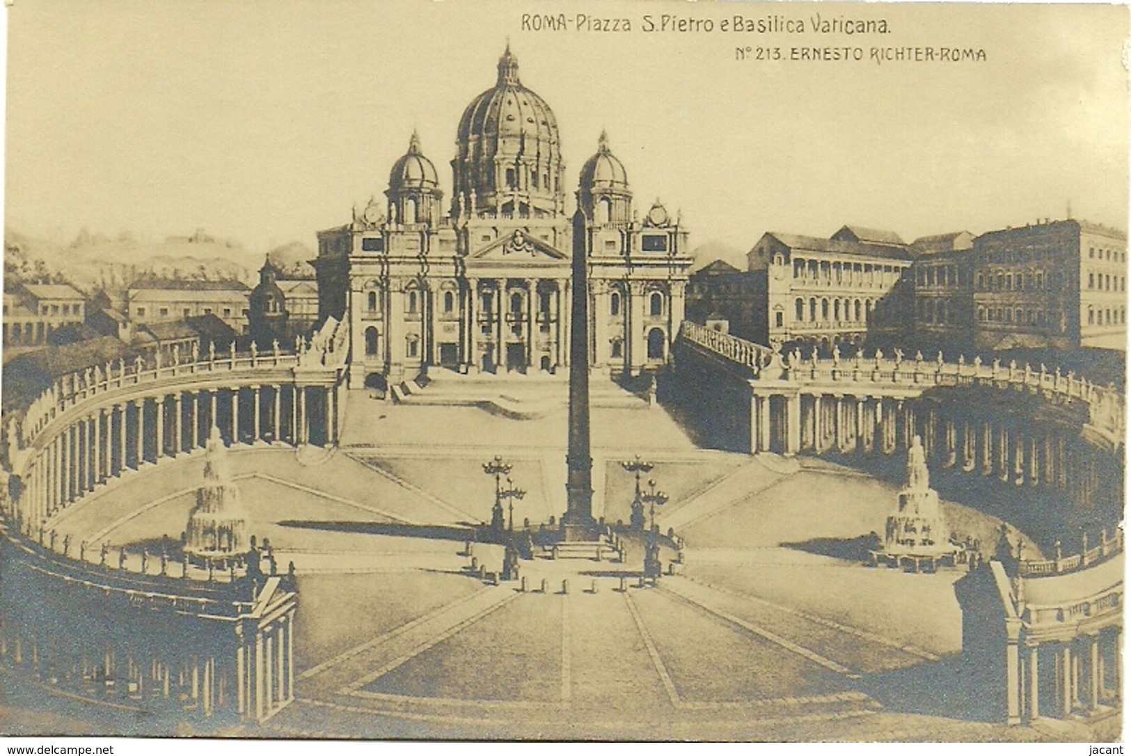 Roma - Piazza S. Pietro E Basilica Vaticana - San Pietro