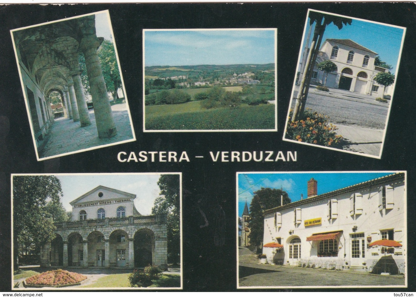 CASTERA-VERDUZAN - GERS - (32) -  CPSM MULTIVUES. - Castera