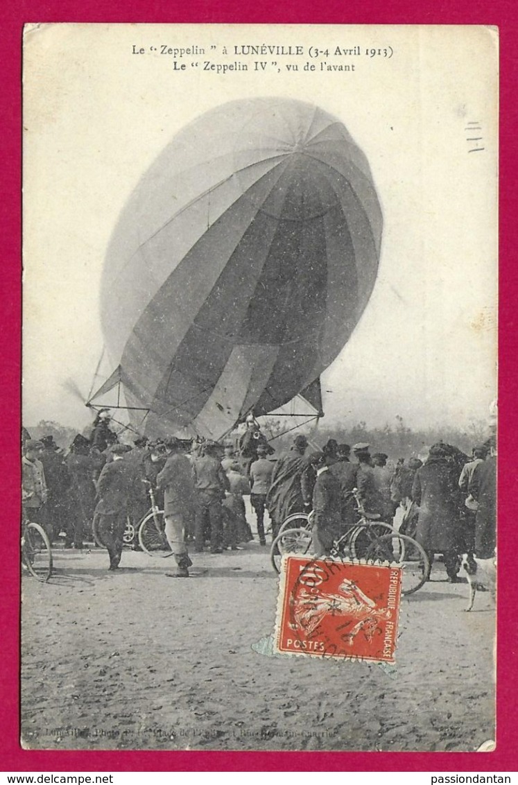 CPA Transports - Lunéville - Le Zeppelin IV Vu De L'avant - Aeronaves