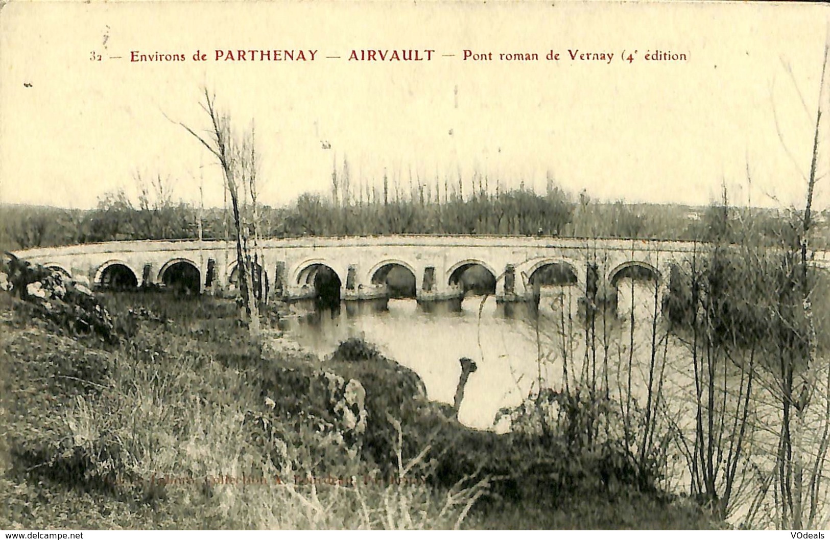 CPA - France - (79) Deux-Sèvres - Airvault - Pont Roman De Vernay - Airvault