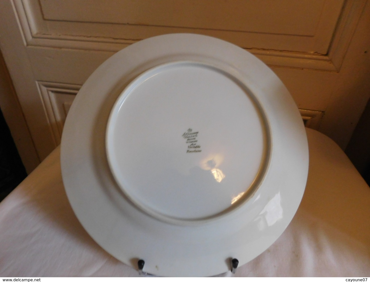 Plat rond de service porcelaine Seltmann Weiden Bavaria vintage seventies