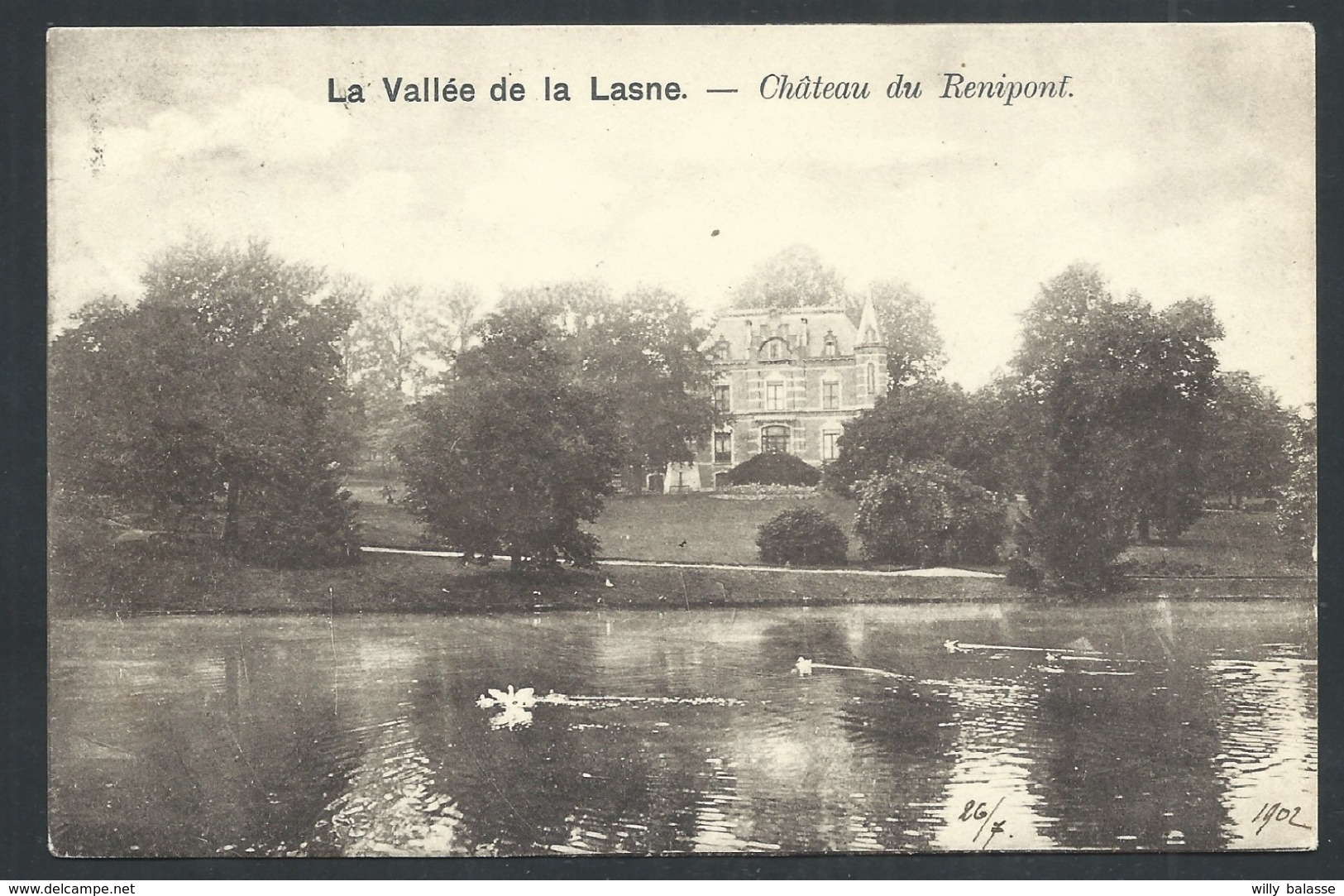 1.1 // CPA - Vallée De La LASNE - Château Du RENIPONT  // - Lasne