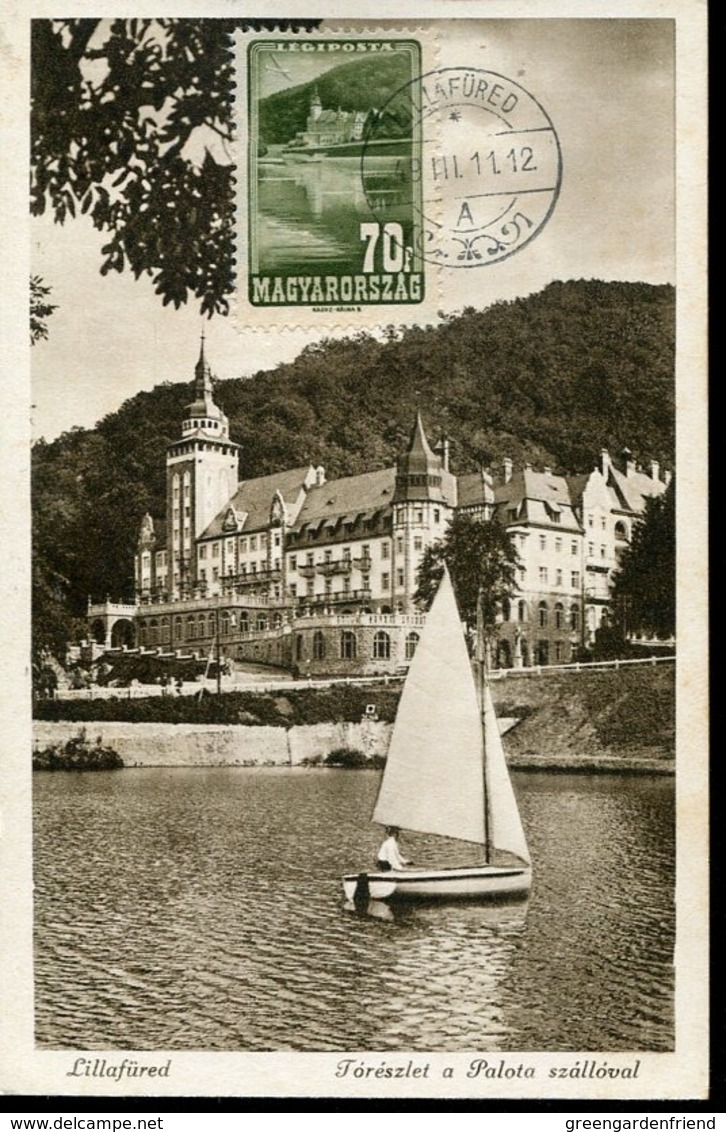 48413 Hungary,maximum 1949 Lillafured Palace Hotel,   Palast Hotel  Architecture - Tarjetas – Máximo