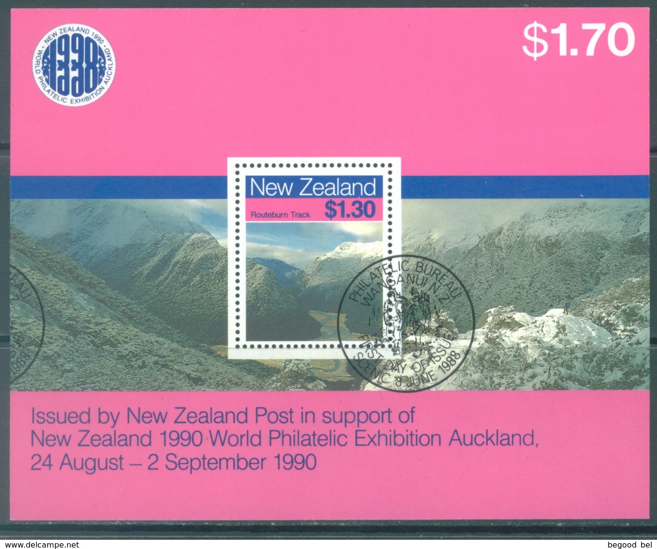NEW ZEALAND - USED/OBLIT. - 1988 - SEOUL OLYMPIC GAMES - Yv Bloc 63 - Lot 20583 - Blocs-feuillets