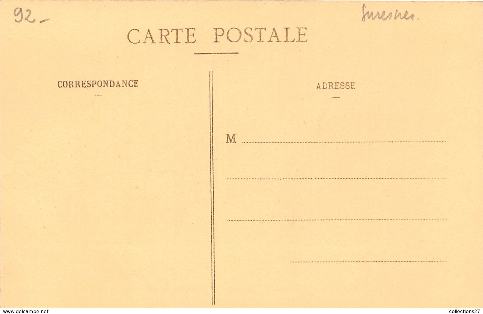 92-SURESNES- CAMION SAURER ST-1/2- PRIME PAR LE MINISTRE DE LA GUERRE-AGENCE REGIONAL CAMBRAI - Suresnes