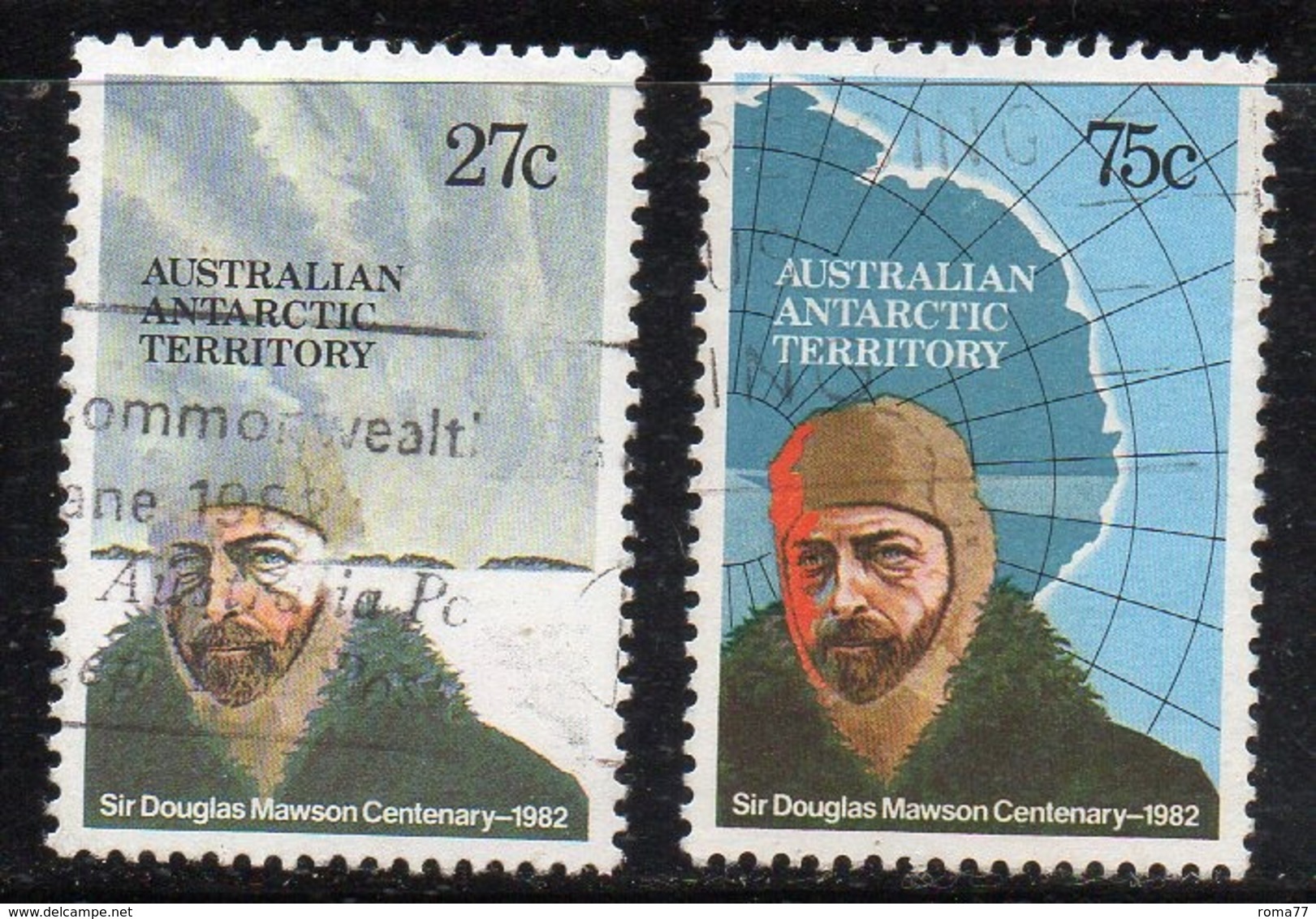 Y362 - ANTARTICO AUSTRALIANO TAA 1982 , Yvert N. 53/54 Usato  (2380A) - Usati