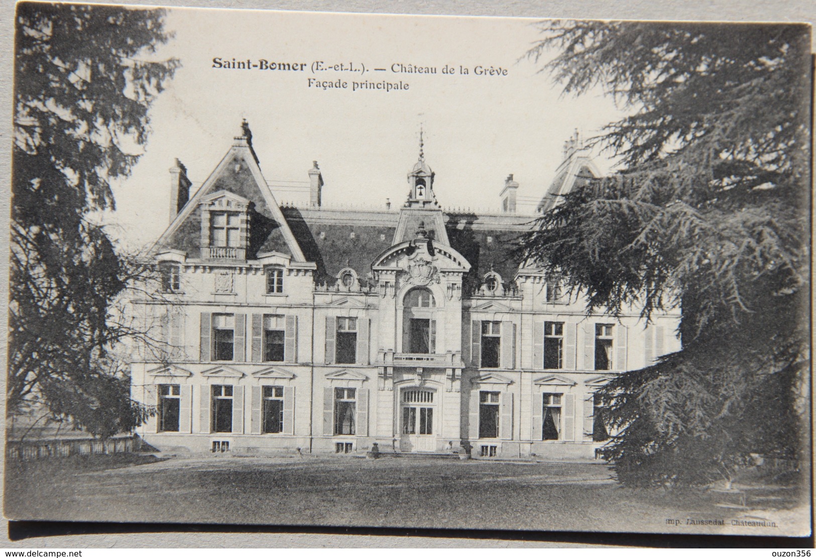 Saint-Bomer (Eure-et-Loir), Château De La Grève, Façade Principale - Autres & Non Classés