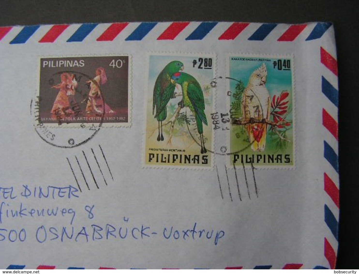 Air Mail Cv.1984 Birds - Philippinen