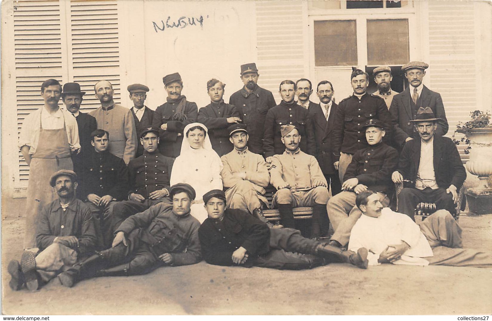 92-NEUILLY-SUR-SEINE-CARTE-PHOTO- HÔPITAL MILITAIRE - Neuilly Sur Seine