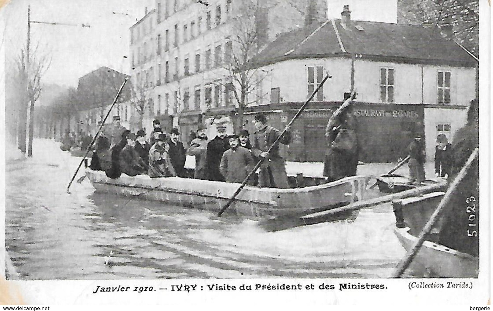 25/13     94   Ivry   Crue De 1910    Visite Du Président & Des Ministres  (animations) - Ivry Sur Seine