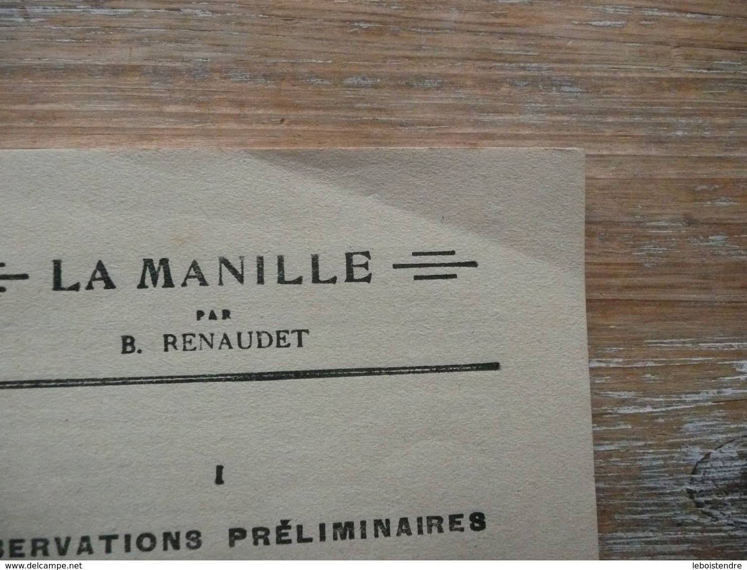 LA MANILLE REGLES COMPLETES ET COMMENTAIRES TOUS LES JEUX ET LEURS REGLES 1950 RENAUDET