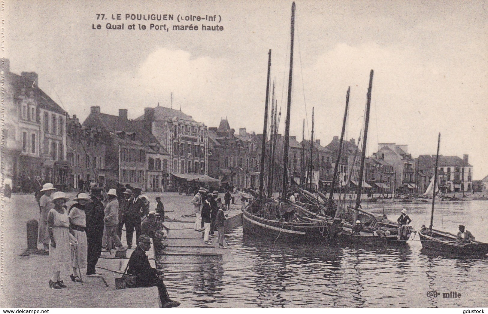 Loire-Atlantique - Le Pouliguen - Le Quai Et Le Port, Marée Haute - Le Pouliguen