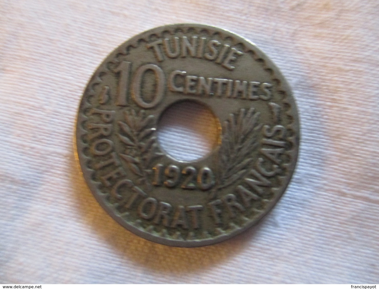 Tunisie: 10 Centimes 1920 - Tunesië