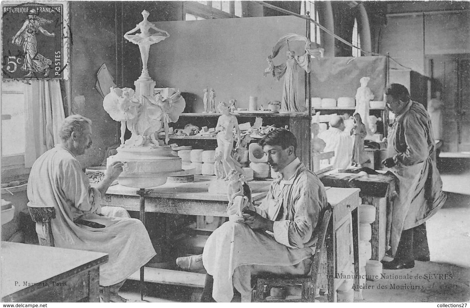 92-SEVRES- MANUFACTURE NATIONALE DE SEVRES , ATELIER DES MOULEURS - Sevres