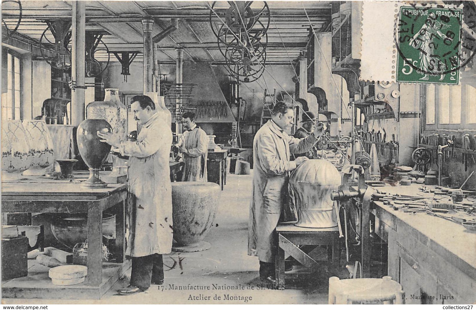 92-SEVRES- MANUFACTURE NATIONALE DE SEVRES , ATELIER DE MONTAGE - Sevres