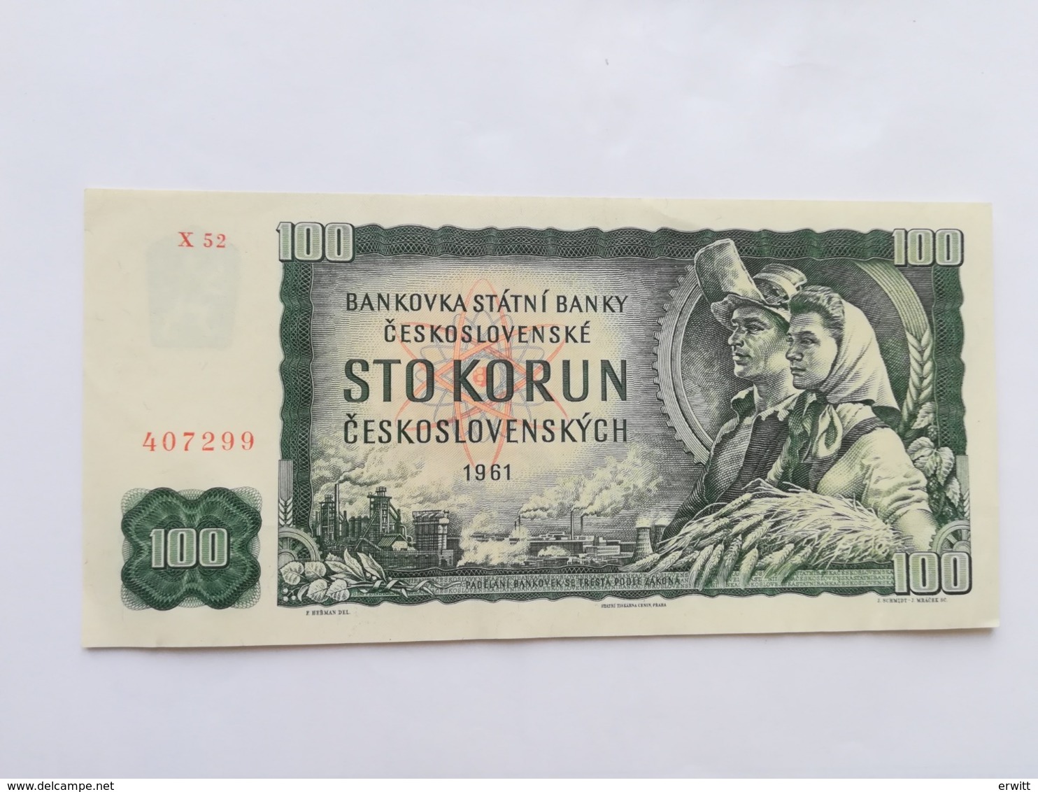 CECOSLOVACCHIA 100 KORUN 1961 - Czechoslovakia