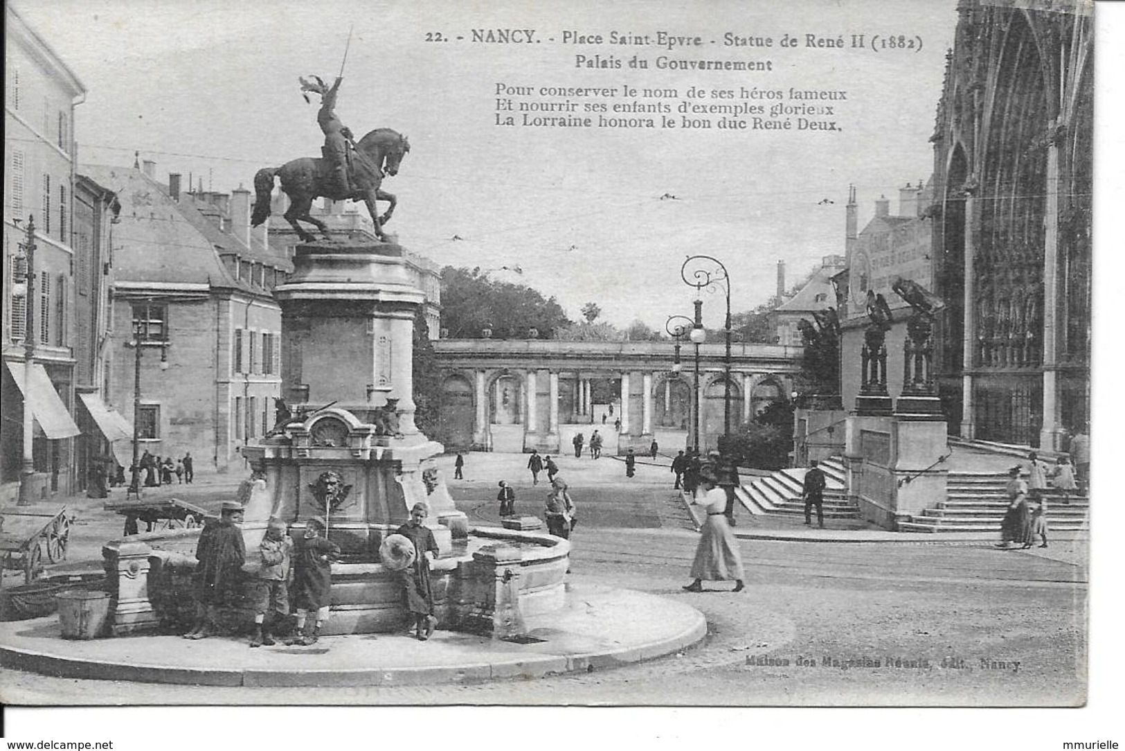 MEURTHE ET MOSELLE-NANCY-Place Saint Epvre Statue De René II....MI - Nancy