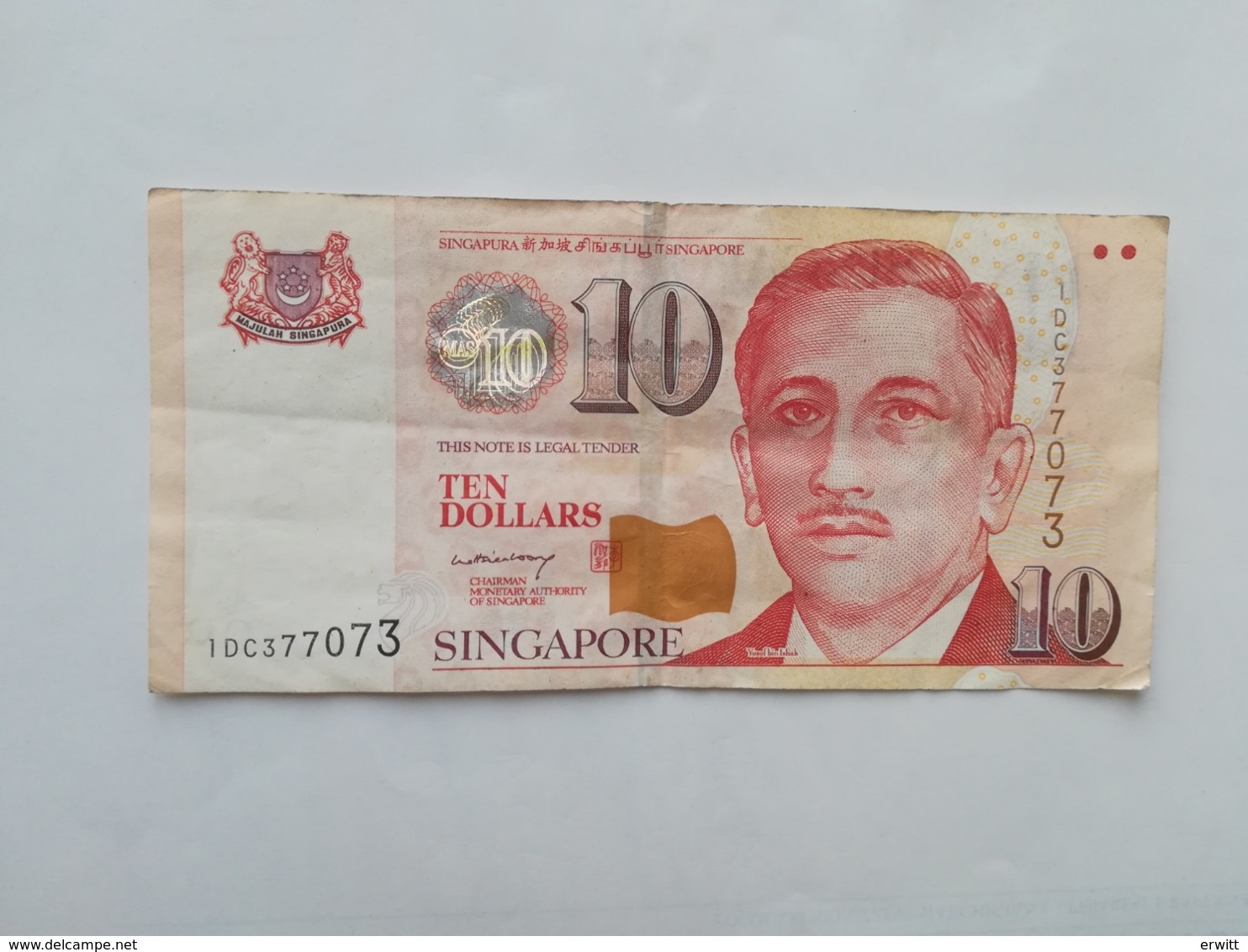 SINGAPORE 10 DOLLARS 1999 - Singapore