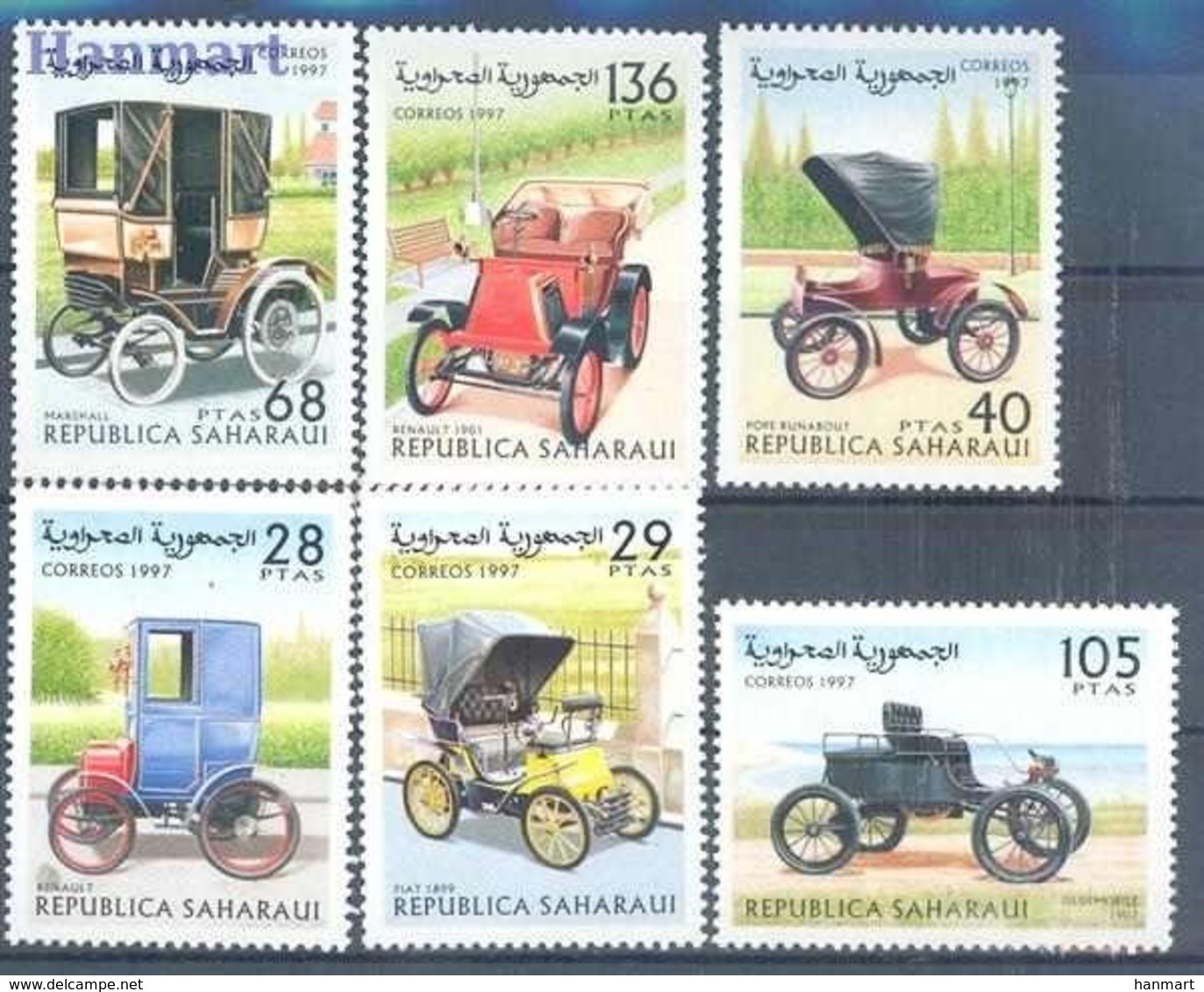 Sahara 1997 Mi 52 MNH ( ZF SAH52 ) - Voitures