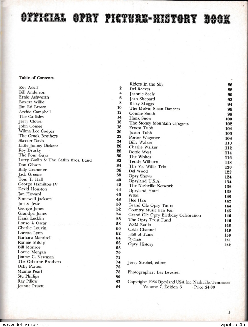 C 6) Livres, Revues > Jazz, Rock, Country, Blues > 170 Pages  (Format > A 4) - Culture