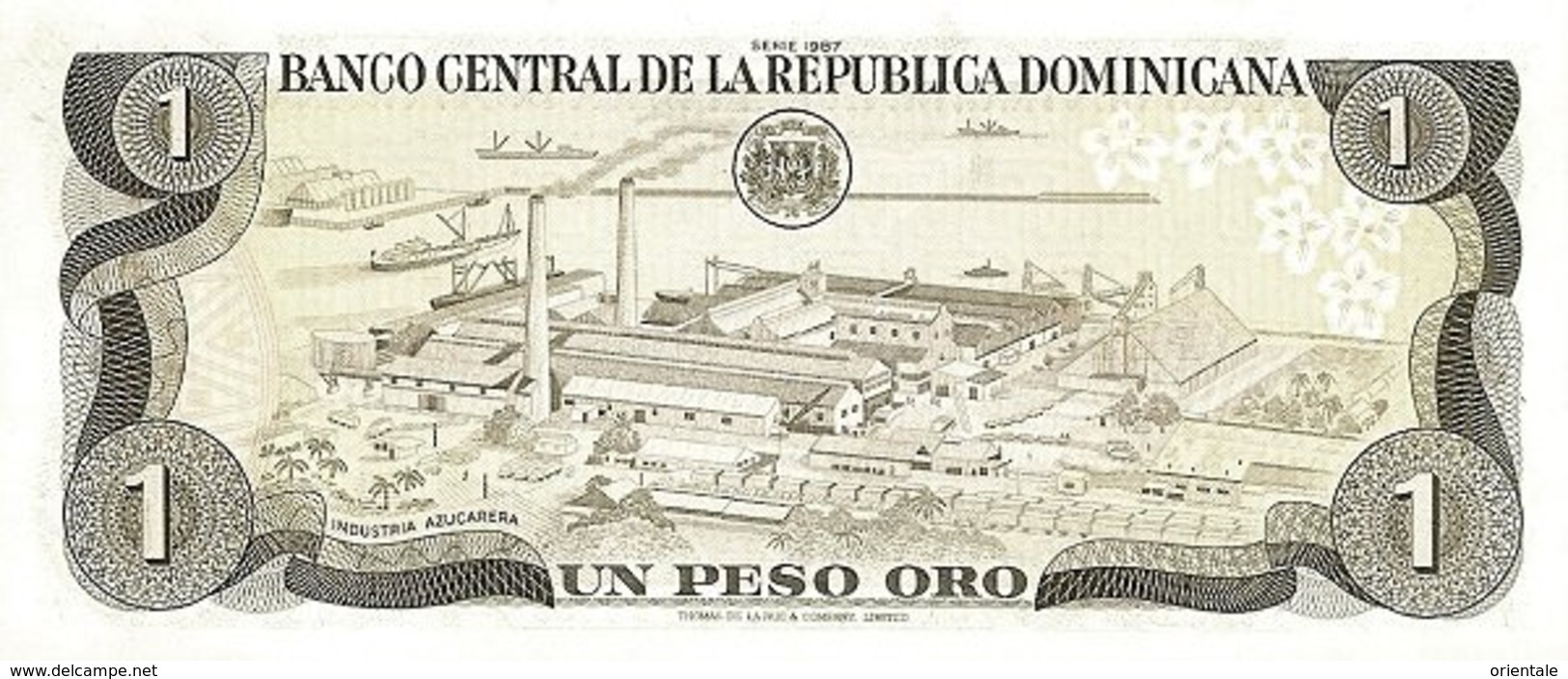 DOMINICAN REPUBLIC P. 126c 1 P 1988 UNC - Repubblica Dominicana