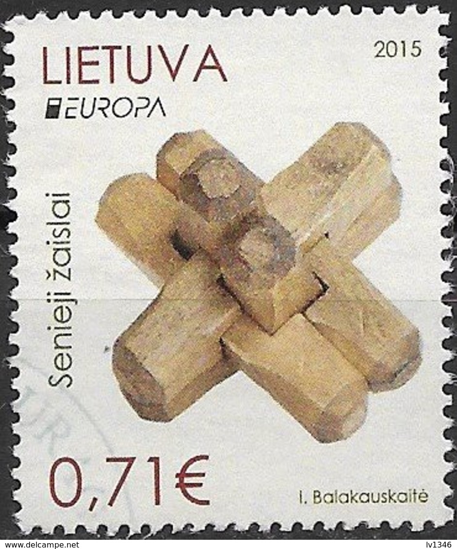 W219 Litauen-Lithuania-Latvija 1 Stamp Used-oblit. - 2015