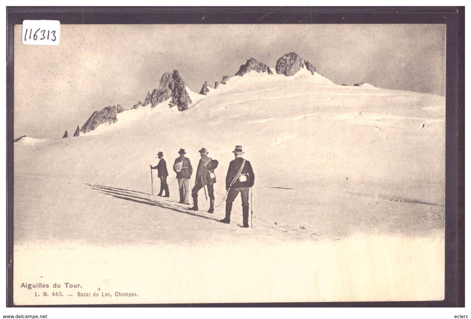 ALPINISME - MONTEE AUX AIGUILLES DU TOUR - TB - Autres & Non Classés