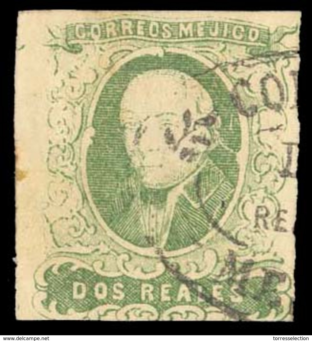 MEXICO. 1856. 2r. No Need To Worry About Green Shade It Is A Forgery.. FALSOS. FAKES. FORGERIES - Mexico