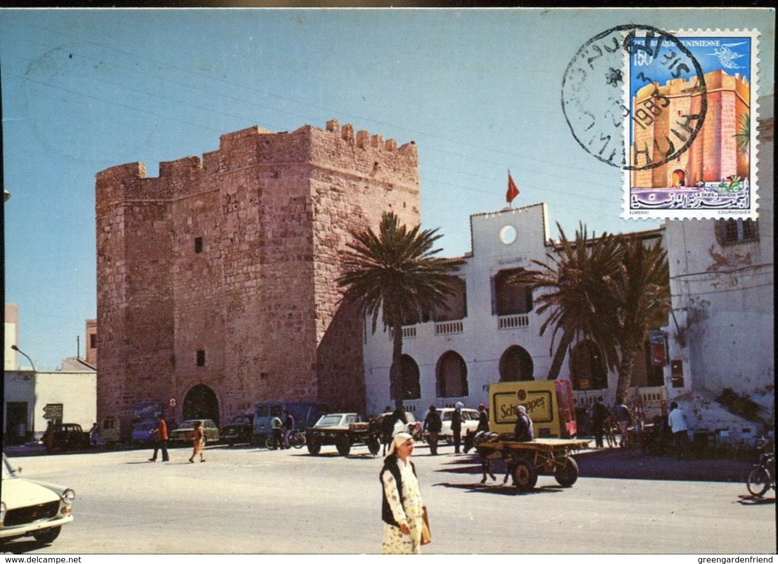 48427  Tunisie, Maximum 1983, Mahdia, Tunisiethe Castle  Architecture, - Castles