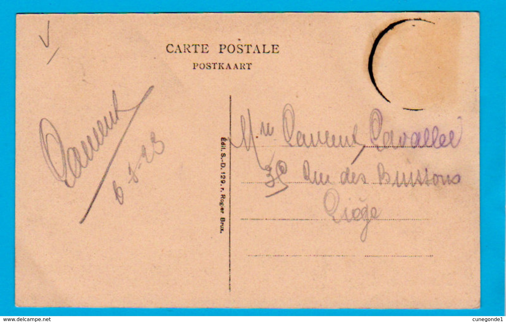 CPA ATH : Faubourg De Mons - Bien Animée - Circulée En 1923 - Edit. S-D. 129 R. Rogier, Brux - 2 Scans - Ath