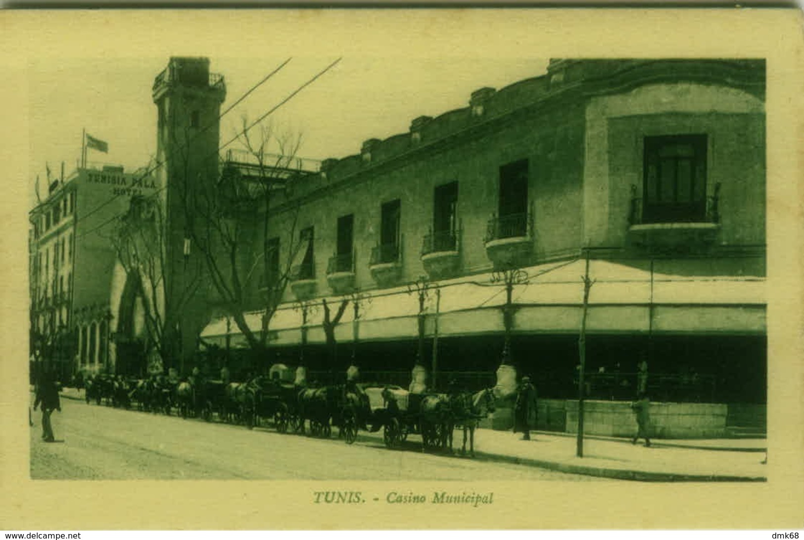 AFRICA -TUNISIA - TUNIS - CASINO MUNICPAL - EDIT A.M. 1920s (BG4034) - Tunisia