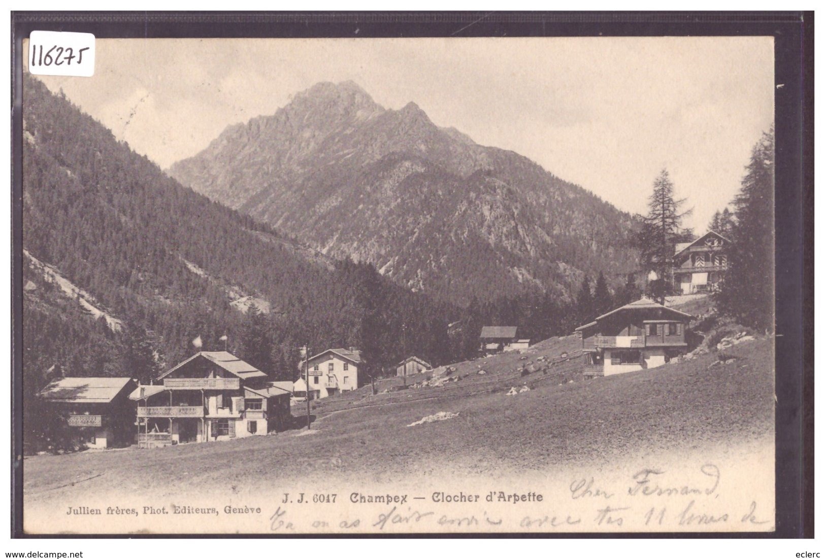 CHAMPEX - CLOCHER D'ARPETTE - TB - Andere & Zonder Classificatie