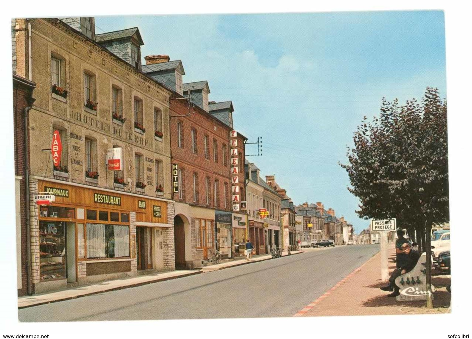 76 -- LES GRANDES VENTES - LE BOURG - LES COMMERCANTS (Restaurant...Tabac...Teleavia...) - Autres & Non Classés