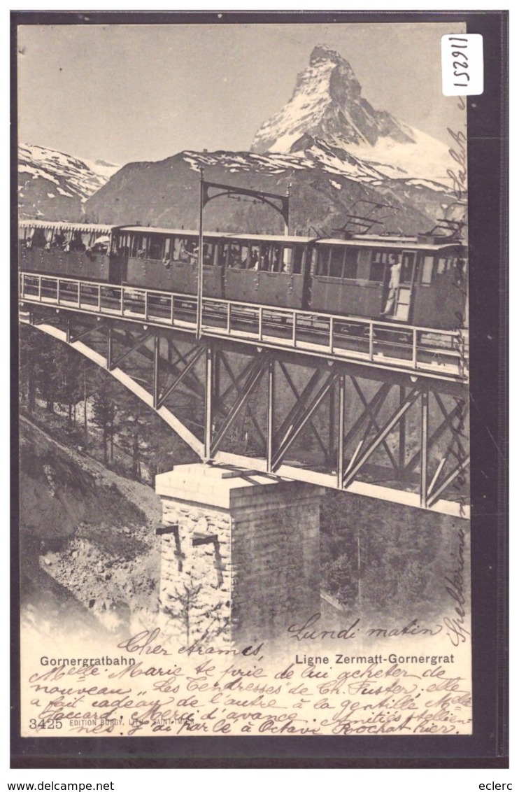 ZERMATT - GORNERGRAT BAHN - TRAIN - TB - Zermatt