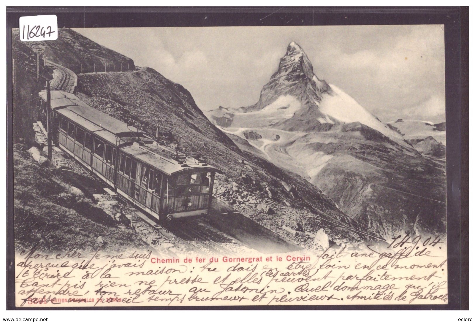 ZERMATT - GORNERGRAT BAHN - TRAIN - TB - Zermatt