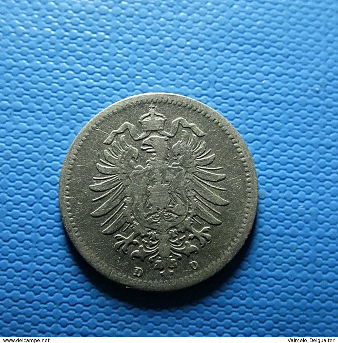 Germany 20 Pfennig 1876 D Silver - 20 Pfennig