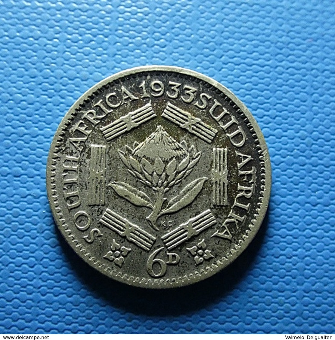 South Africa 6 Pence 1933 Silver - Südafrika
