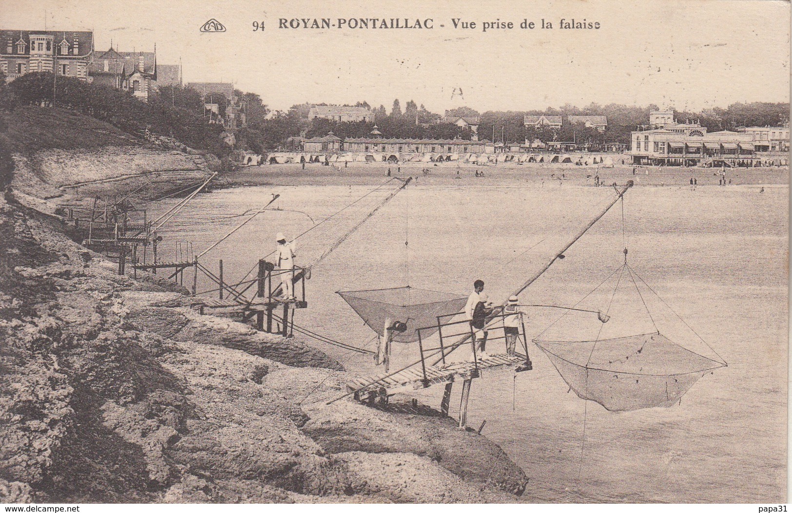 ROYAN-PONTAILLAC - Vue Prise De La Falaise - Royan