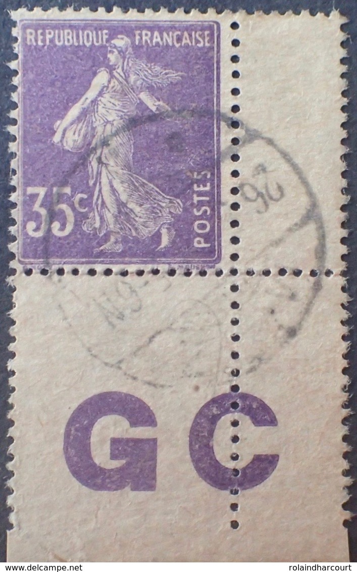 DF40266/733 - 1921 - TYPE SEMEUSE - N°142d ☉PAPIER GC - 1906-38 Semeuse Camée